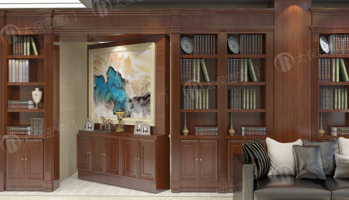 太保酒柜密室门安装视频