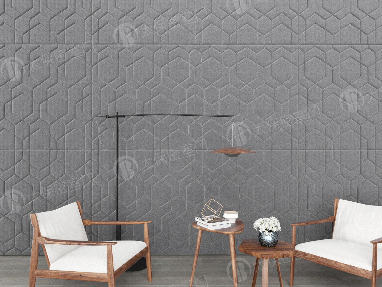 密室门硬包背景墙