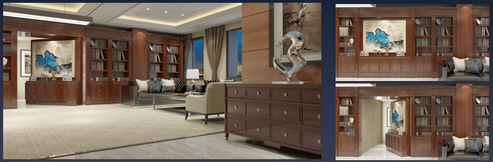 密室隐形门设计